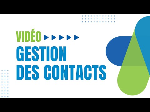 Gestion des contacts