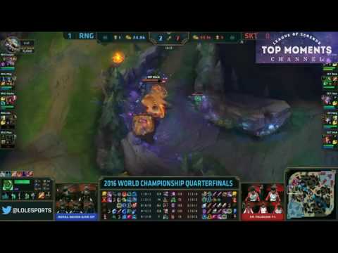 TM Channel - SKT vs RNG Highlights Game 2 - League of Legends World Championship 2016 Quarterfinals