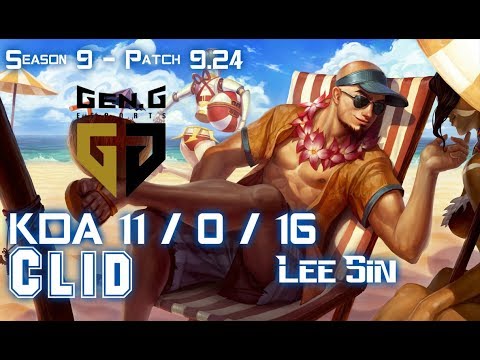 Gen Clid LEE SIN vs KINDRED Jungle - Patch 9.24 KR Ranked