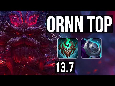 ORNN vs AKALI (TOP) | 2/0/5, 500+ games | KR Master | 13.7