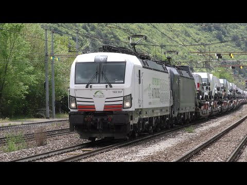 4K - 2022-04-25 Brennero Transiti di primavera 2/4 - Stazione di Peri