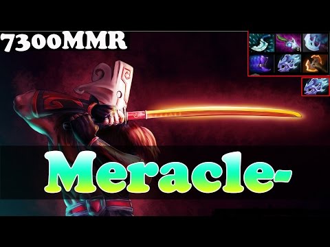 Dota 2 - Meracle- 7300 MMR Plays Juggernaut Vol 10 - Ranked Match Gameplay!