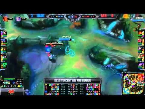 OMG Uzi Caitlyn VS M3 Candy Corki Game 2 Highlights   2015 Spring LPL W3D2