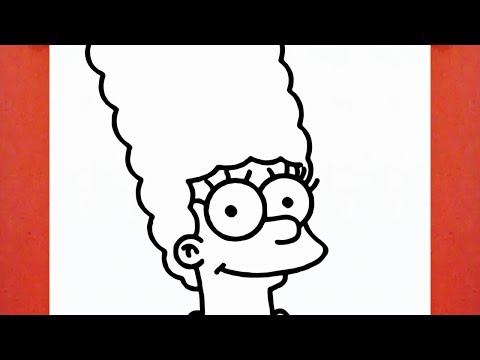 COMMENT DESSINER MARGE SIMPSON DE LES SIMPSONS