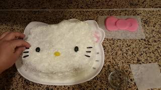 How to Make Hello Kitty Pineapple and Cream with Coconut Cake