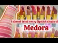 Medora Lipstick Review Top 15 Medora Shades With Numbers