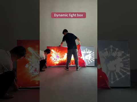 Lintel dynamic fabric light box