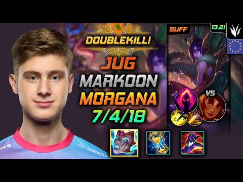 Morgana Jungle Build Markoon Liandry's Anguish Dark Harvest - LOL EUW Challenger Patch 13.21