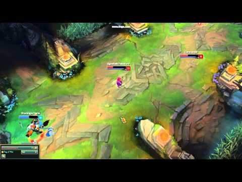 Master Yi getting deleted (fus ro dah) WOMBO COMBO