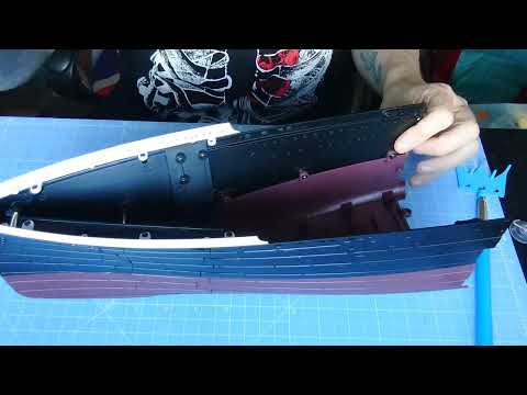 Build The Titanic - Issue 24 - Another Hull piece and Anchor chains