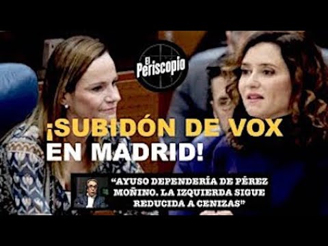 ¡ESPECTACULAR ZARPAZO DE VOX A AYUSO EN MADRID!
