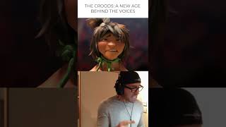 THE CROODS: A NEW AGE - BEHIND THE VOICES (NICOLAS CAGE, RYAN REYNOLDS, EMMA STONE,...) #shorts