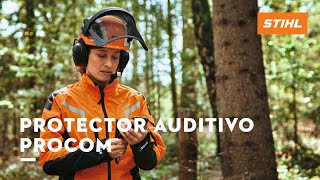 STIHL Protector auditivo ProCom anuncio