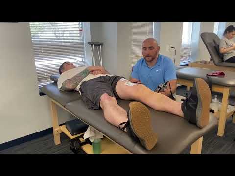 Electric stimulation after ACL reconstruction