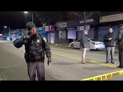 Boston police respond to three people shot on 555 Washington Street