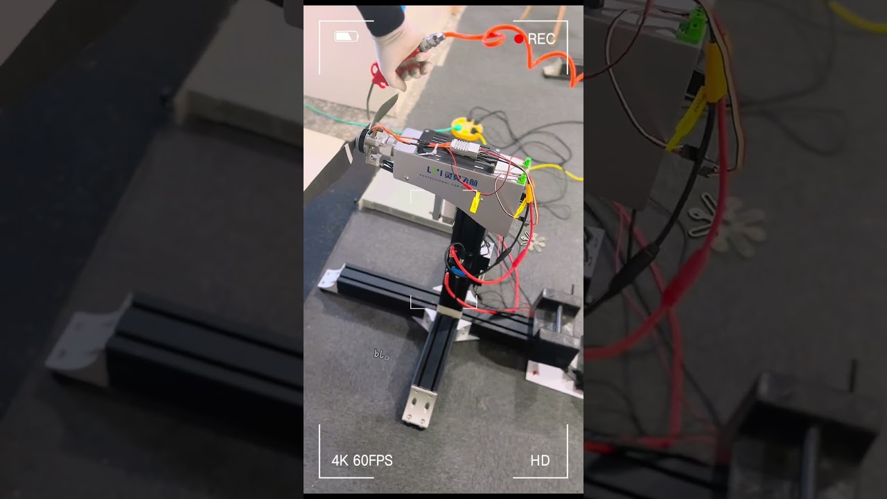 CSV log and PDF reports are supported. LY-30KGF Thrust stand for motor and propeller testing  #uav