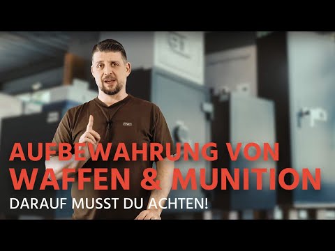Waffenschränke und Aufbewahrung von Waffen und Munition - Auf was Du achten musst!