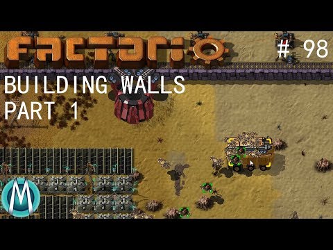 [Factorio] Angels & Bobs Ep 98: Building Walls Part 1 (Tutorial/Walkthrough)
