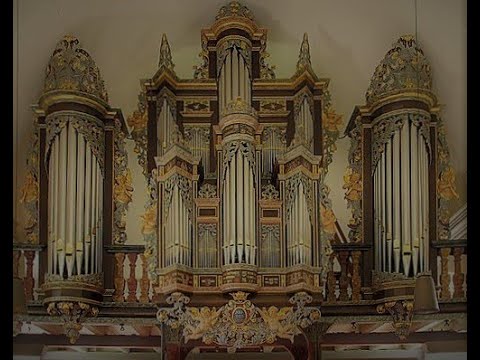 Johann Sebastian Bach - Sonate 6 BWV 530 - Klapmeyer orgel - Altenbruch 1727 - Cor van Wageningen
