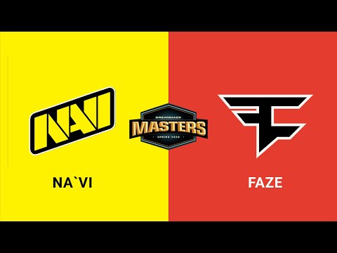 NAVI vs FaZe - Dust 2 - Lower Bracket - Europe - DreamHack Masters Spring 2020