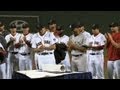 Red Sox honor Mo with pregame ceremony - YouTube