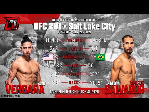 CJ Vergara vs. Vinicius Salvador UFC 291 Fight Breakdown