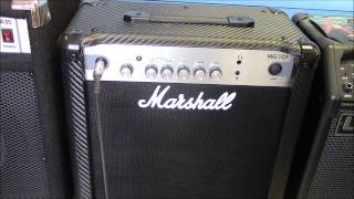 Video thumbnail for Marshall MG15CF demo by Leduc's Own Music Shop