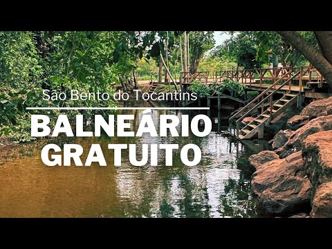 Balneário gratuito em São Bento TO