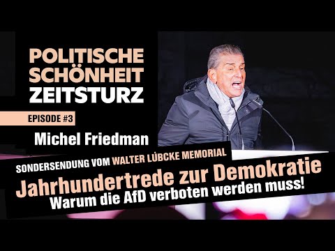 Video Thumbnail: Live: Michel Friedman – Jahrhundertrede am Lübcke Memorial Berlin (Zeitsturz Sondersendung | Ep. #3)