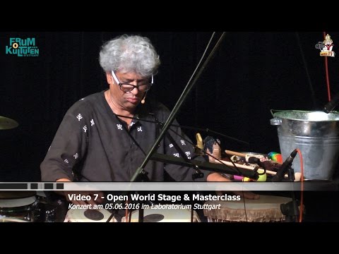 Trilok Gurtu - Percussion Solo 2 - Open World Stage 2016 Konzert @ Laboratorium Stuttgart