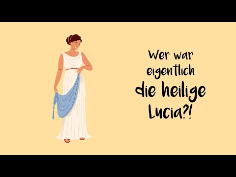 Lucia kurz erklärt. Heiligenportraits.