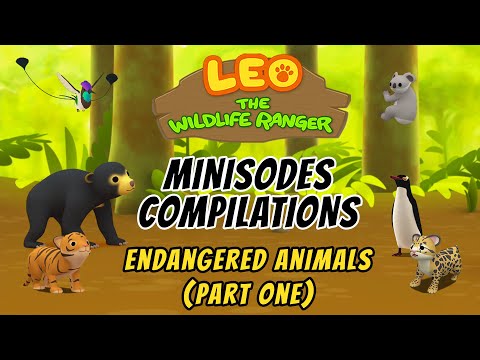 Endangered Animals Minisode Compilation (Part 1/2) - Leo the Wildlife Ranger | Animation | For Kids
