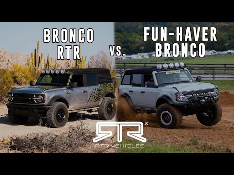 Bronco RTR vs Fun Haver Bronco - Side by Side Comparison w/ Vaughn Gittin Jr