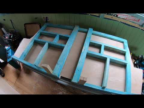 VLOG 29, NARROWBOAT FIT OUT - Making the headboard