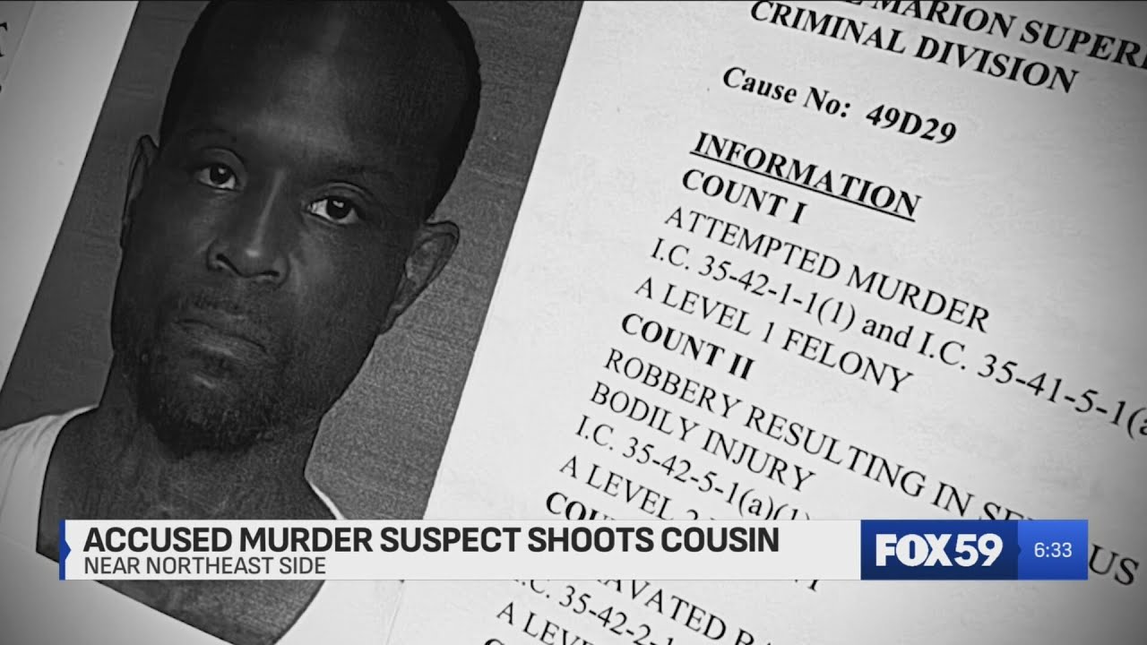 Docs: Indy man accused of shooting his cousin while on the run for murdering his ex-girlfriend