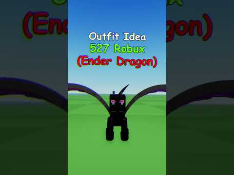 Making Roblox Minecraft Ender Dragon Outfit Idea 🐉