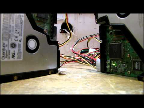 Old Quantum Bigfoot Hard Drives Spin Up In Stereo