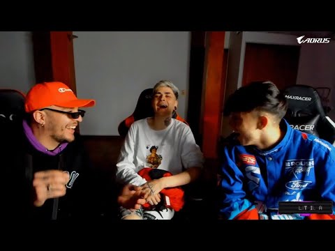 LIT KILLAH REACCIONA A TEMAS Y SE TIRA FREE CON BANDIDO Y RUSHER #1 | Parte 2