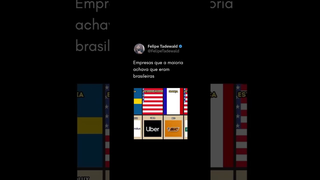 EMPRESAS QUE VOCÊS ACHAVAM SEREM BRASILEIRAS