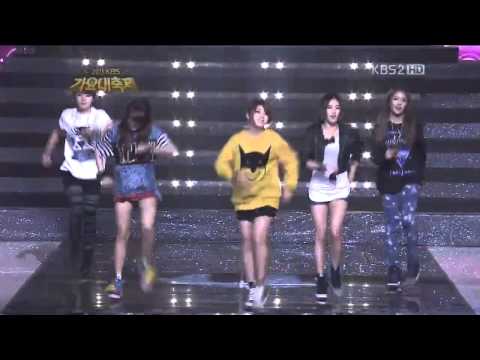 4Minute Dance Shuffle on 2011 KBS Music Festival