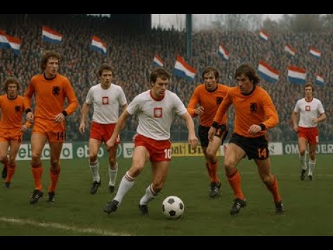Netherlands vs Poland | Full Match | UEFA Euro 1976 Qualifier | Matchday 5 | October 15, 1975