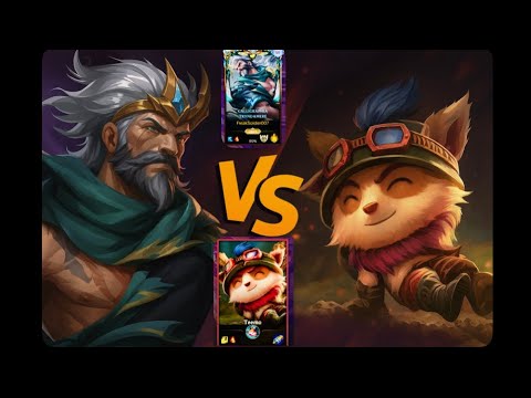 TRYNDAMERE : THIS IS HOW YOU PLAY AGAIST THE ANNOYING TEEMO IN BARRON LANE ( WILD RIFT )  CHALLENGER