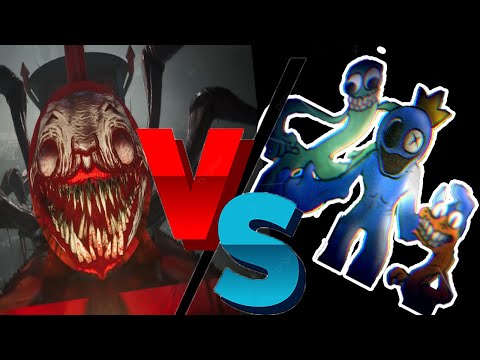 Choo Choo Charles Vs. Rainbow Friends In People Playgrounds