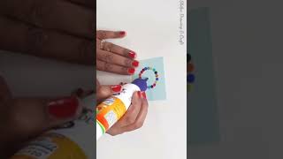 DIY Rakhi Making at home using bindi #shorts #viralvideo #rakhi #oneminutevideo #shilpadrawing&craft