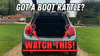 How to Solve That Boot Rattle in Your MINI Forever with This Simple Guide!