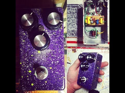 Built By Ryan Silicon Sally Fuzz 2016 Purple. Fuzz Face with mods. image 5