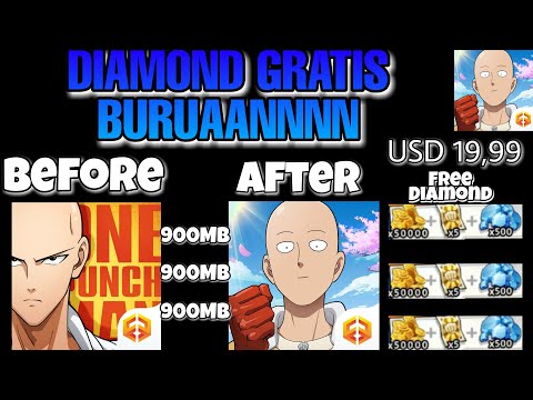 DIAMOND GRATIS DAN REWARD SENILAI 20 DOLLAR / 300RB COYYY. CLAIM CEPET - One Punch Man The Strongest