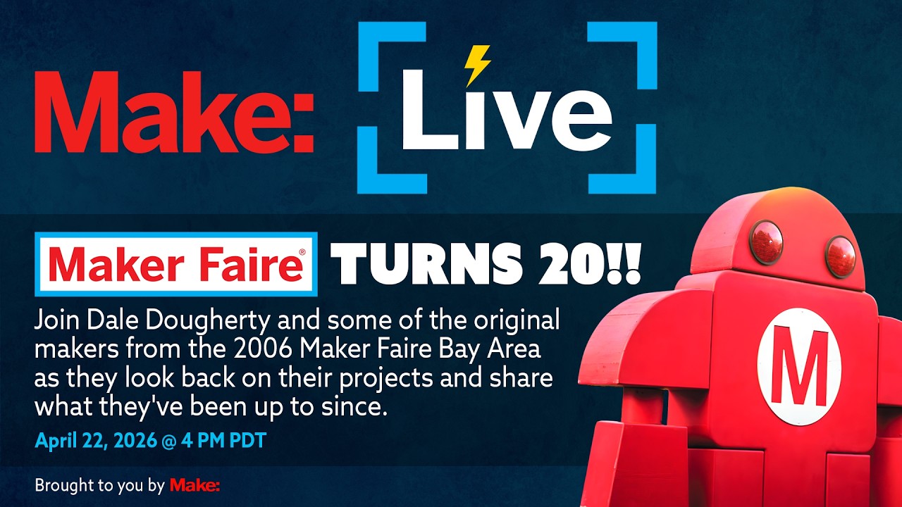 Make: Live – Maker Faire Turns 20!