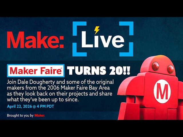 Make: Live – Maker Faire Turns 20!