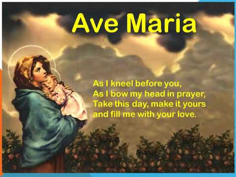 Ave Maria Gratia Plena (English Lyrics)